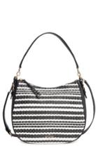 Kate Spade New York Cobble Hill - Straw Mylie Raffia & Leather Hobo -