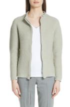 Women's Fabiana Filippi Beaded Wool Blend Cardigan Us / 42 It - Blue