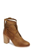 Women's Free People Ankle Tie Bootie Us / 37eu - Yellow