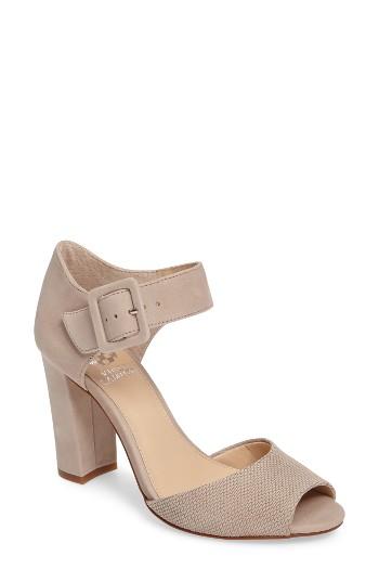 Women's Vince Camuto Shelbin Iii Ankle Strap Pump M - Beige