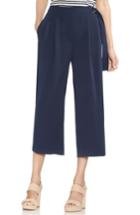 Women's Vince Camuto Belted Wide Leg Crop Pants - Blue