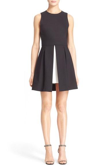 Women's Alice + Olivia 'bria' Peplum Fit & Flare Dress