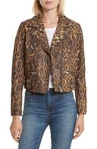 Women's Veda Safari Leather Jacket - Brown