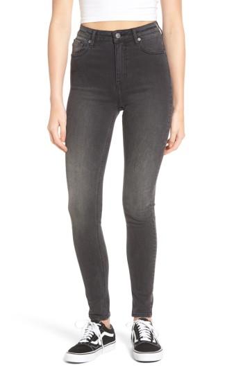 Women's Vigoss Rebel High Waist Skinny Jeans - Black