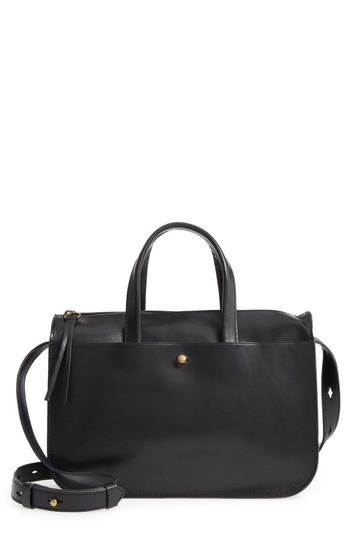 Madewell Montreal Leather Satchel - Black