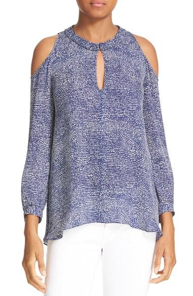Women's Derek Lam 10 Crosby Cold Shoulder Blouse