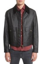 Men's Belstaff Mentmore Waxed Cotton Jacket Eu - Black