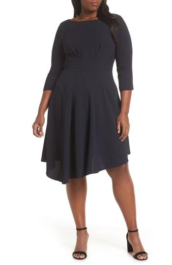 Women's Harper Rose Asymmetrical Dress (similar To 16w) - Blue