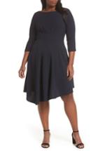 Women's Harper Rose Asymmetrical Dress (similar To 16w) - Blue