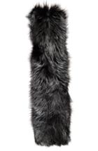 Women's Fendi Genuine Fox Fur Wrap, Size - Black