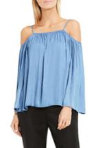 Women's Vince Camuto Off The Shoulder Blouse, Size - Blue