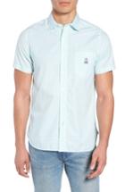 Men's Psycho Bunny Print Sport Shirt, Size - White