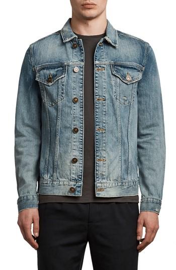 Men's Allsaints Inverness Denim Jacket - Blue