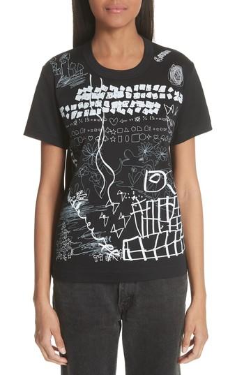 Women's Noir Kei Ninomiya Graphic Tee - Black
