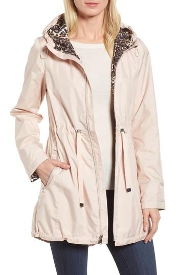 Women's Gallery Packable Hooded Anorak - Pink