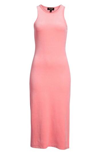 Women's Juicy Couture Stretch Velour Tank Midi Dress - Pink