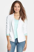 Petite Women's Caslon Knit One-button Blazer - Yellow