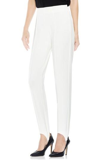 Women's Vince Camuto Stirrup Side-zip Ponte Pants - White