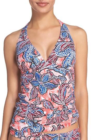 Women's Tommy Bahama Java Blossom Reversible Halter Tankini Top
