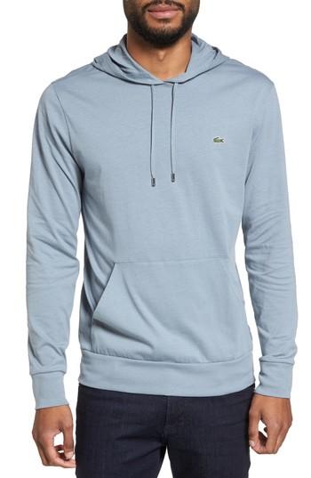 Men's Lacoste Pullover Hoodie (4xl) - Blue