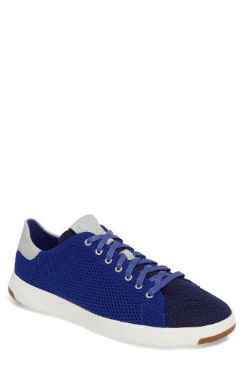 Men's Cole Haan Grandpr? Woven Tennis Sneaker M - Blue