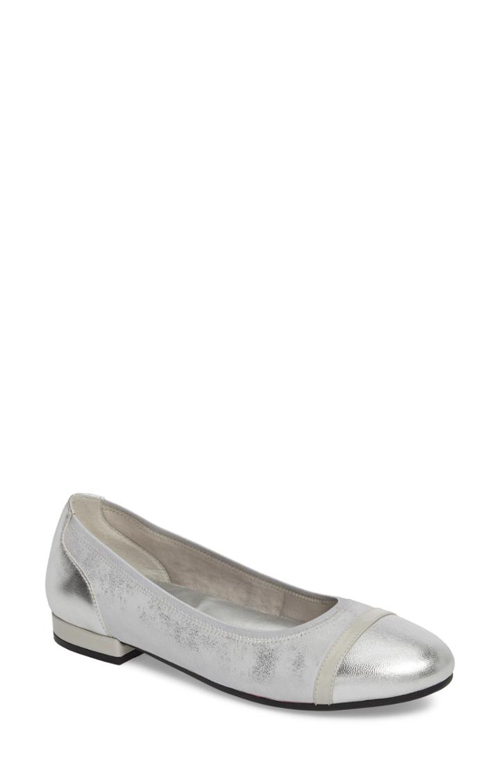 Women's David Tate Luscious Flat .5 M - Grey