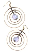 Women's Nakamol Design Multi Circle Freshwater Peal Earrings