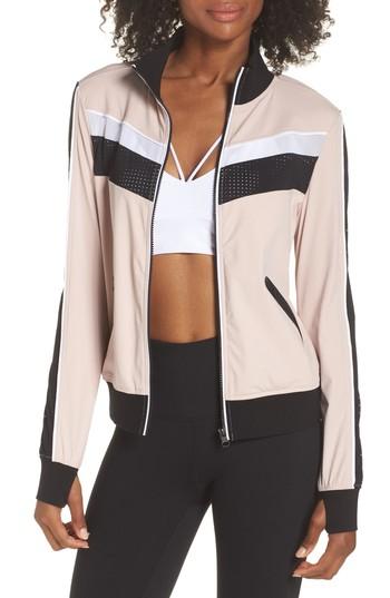 Women's Blanc Noir Jog Jacket - Pink