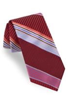 Men's Ted Baker London Aventura Stripe Silk Tie, Size - Red