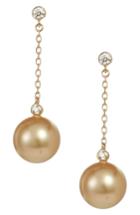 Women's Mikimoto South Sea Cultured Pearl & Diamond Drop Earrings