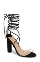 Women's Tony Bianco Kendall Ankle Tie Sandal M - Black