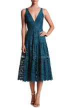 Women's Dress The Population Madelyn Midi Dress - Blue