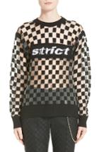 Women's Alexander Wang Checkerboard Pullover - Black