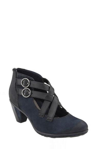 Women's Earth 'amber' Buckle Bootie .5 M - Blue