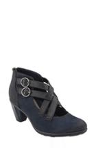 Women's Earth 'amber' Buckle Bootie .5 M - Blue