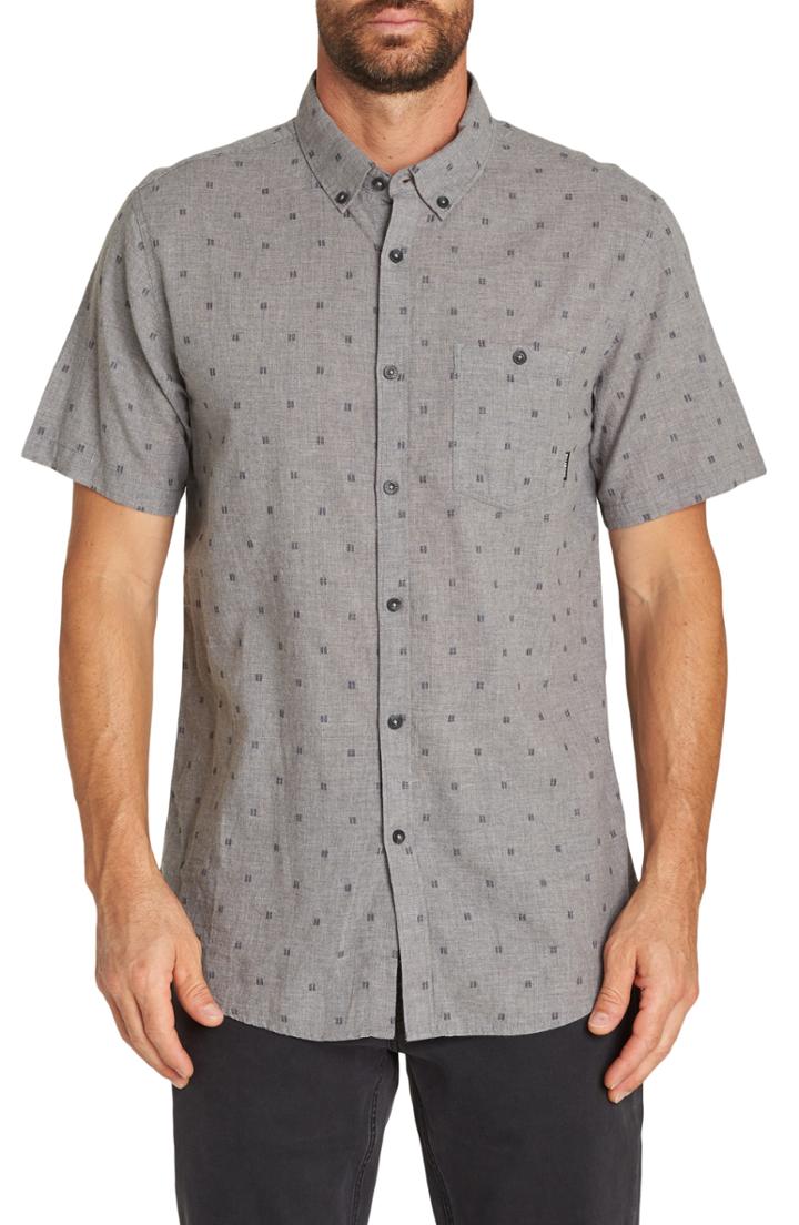 Men's Billabong All Day Jacquard Shirt, Size - Beige