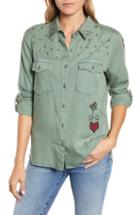 Women's Billy T Embroidered Roll-tab Shirt