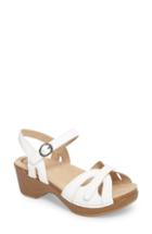 Women's Dansko Season Sandal .5-8us / 38eu M - White