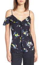 Women's Lewit Ruffle Print Camisole - Blue