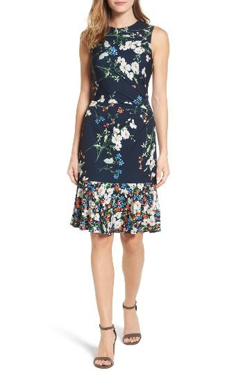 Women's Eliza J Jersey Fit & Flare Dress