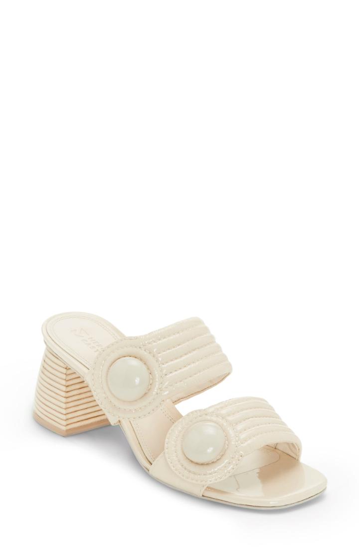 Women's Mercedes Castillo Winny Slide Sandal .5 M - White