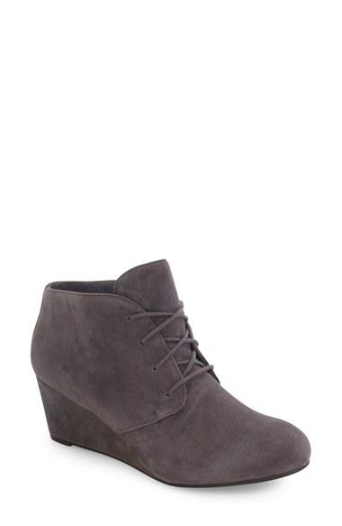 Women's Vionic 'becca' Wedge Bootie .5 M - Grey