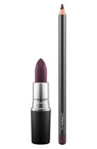 Mac Smoked Purple & Nightmoth Lipstick & Lip Pencil Duo - No Color