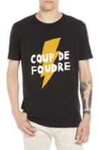 Men's French Connection Love Struck T-shirt, Size - Black