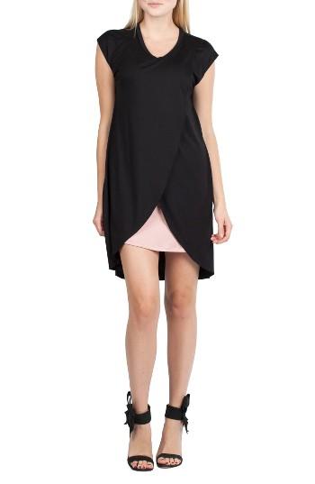Women's Savi Mom Lille Maternity/nursing Tunic Dress - Black