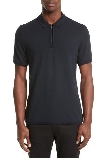 Men's Armani Collezioni Zip Polo