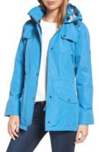 Women's Barbour Trevose Waterproof Hooded Jacket Us / 8 Uk - Blue