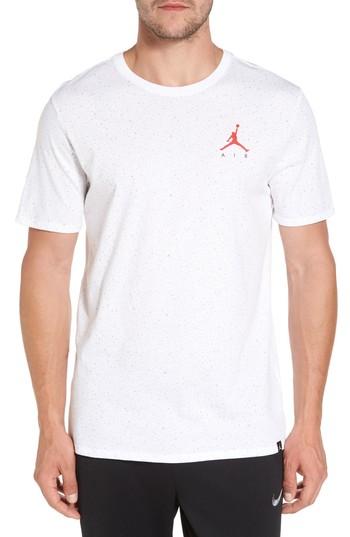 Men's Nike Jordan Sportswear Speckle T-shirt, Size - White