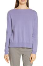 Women's Nordstrom Signature Crewneck Cashmere Sweater - Purple
