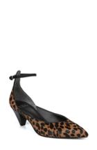 Women's Sarto By Franco Sarto Coralie 2 Genuine Calf Hair Pump M - Brown